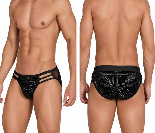 Black Ring Vinyl Thong – الثونج الأسود بالحلقات (PNT8)